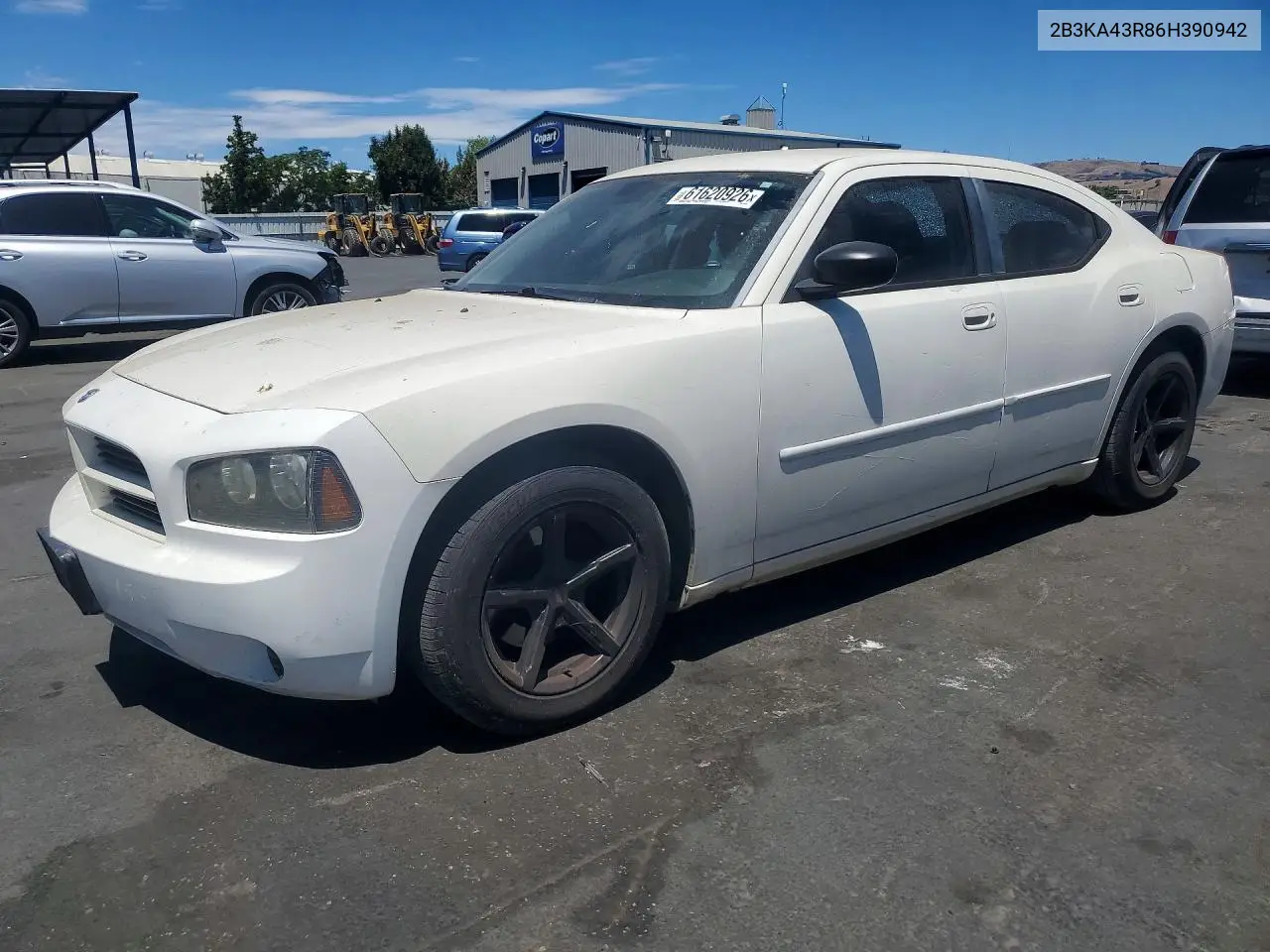 2006 Dodge Charger Se/Sxt VIN: 2B3KA43R86H390942 Lot: 61620926