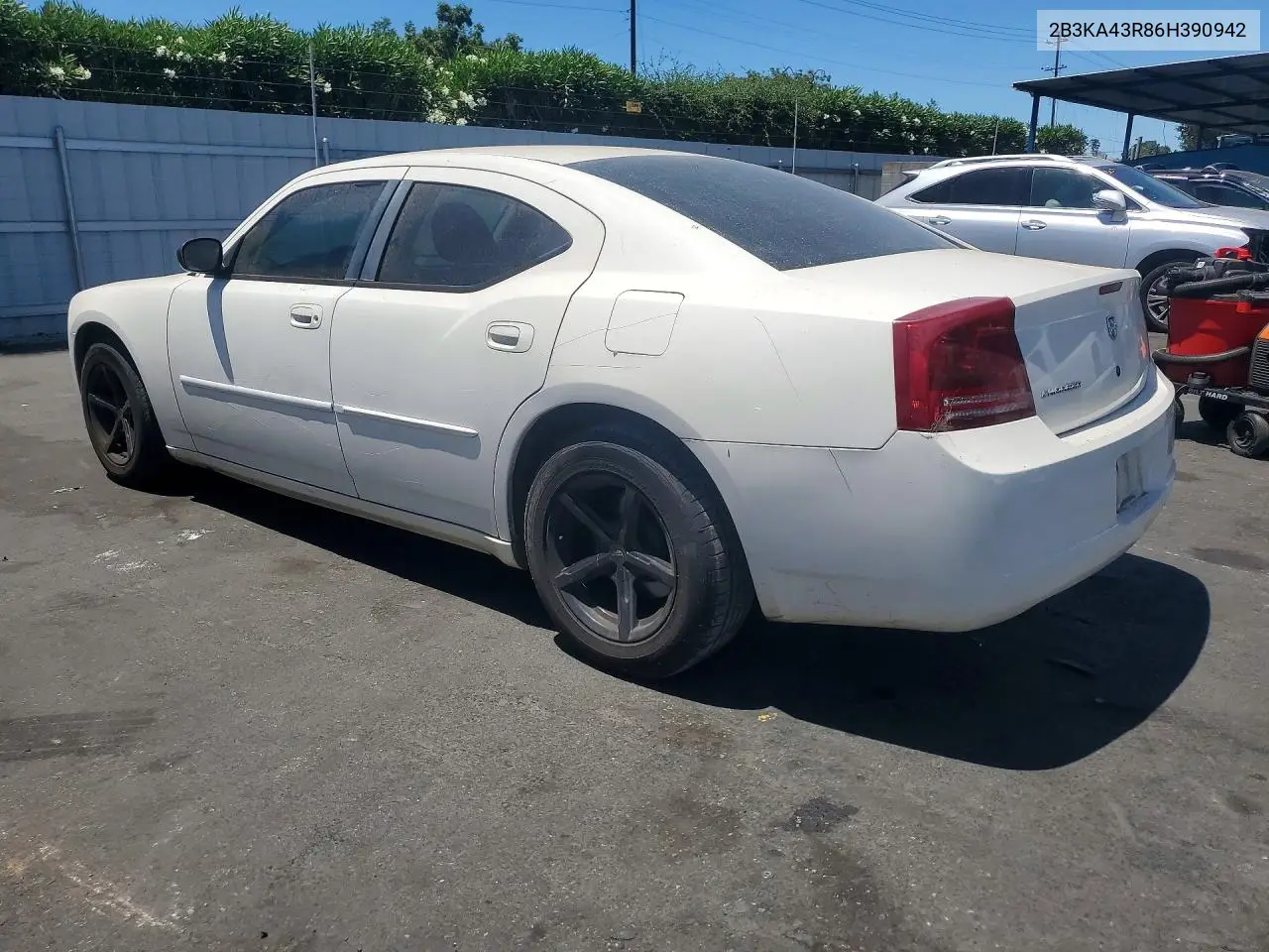 2006 Dodge Charger Se/Sxt VIN: 2B3KA43R86H390942 Lot: 61620926