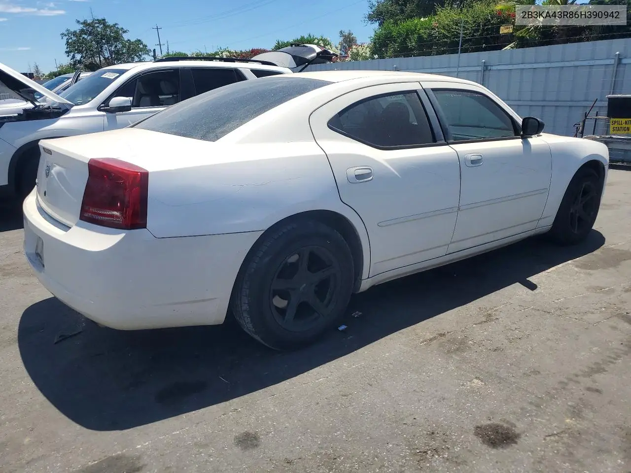 2006 Dodge Charger Se/Sxt VIN: 2B3KA43R86H390942 Lot: 61620926