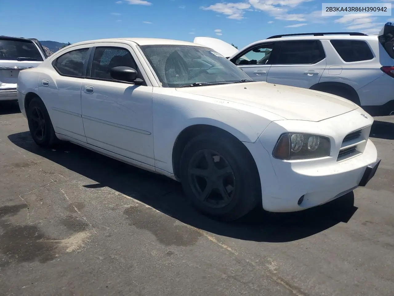 2006 Dodge Charger Se/Sxt VIN: 2B3KA43R86H390942 Lot: 61620926