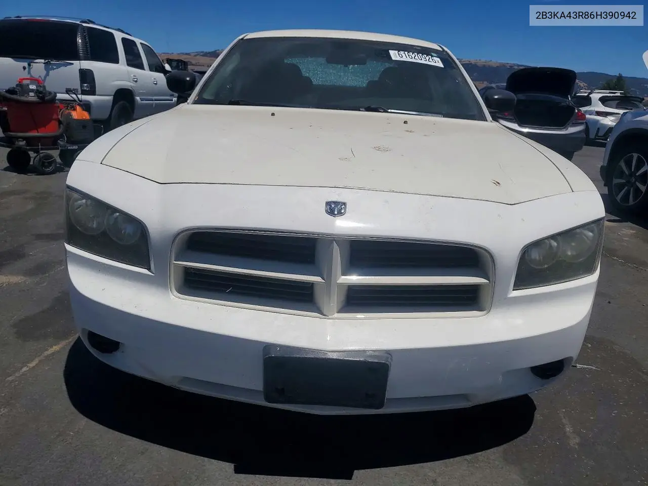 2006 Dodge Charger Se/Sxt VIN: 2B3KA43R86H390942 Lot: 61620926