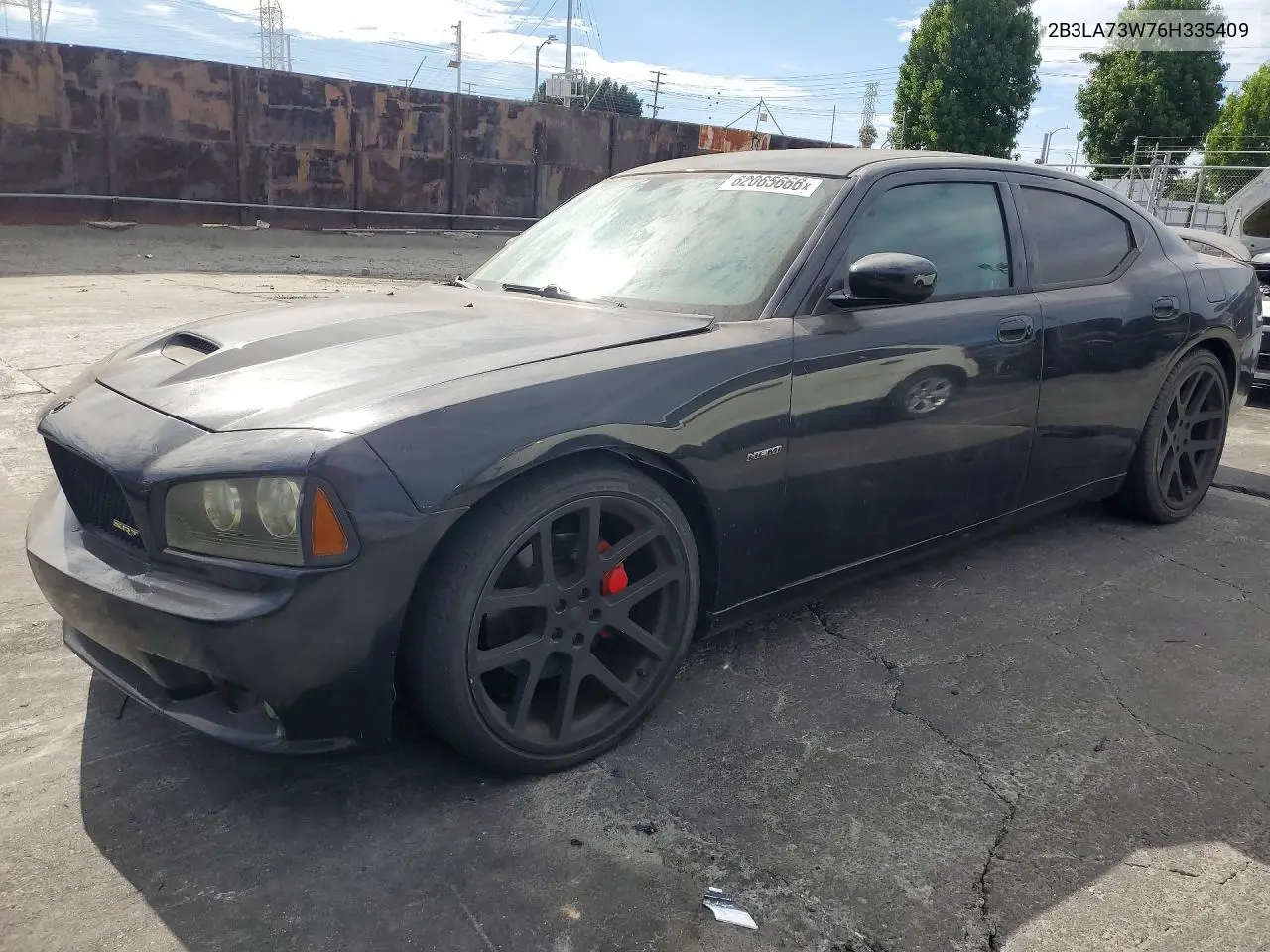 2006 Dodge Charger Srt-8 VIN: 2B3LA73W76H335409 Lot: 62065666