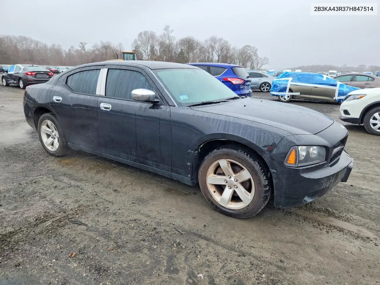 2007 Dodge Charger Se VIN: 2B3KA43R37H847514 Lot: 48563106