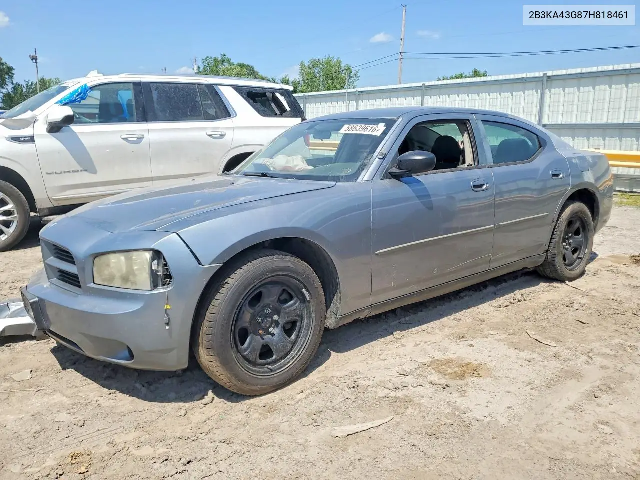 2007 Dodge Charger Se VIN: 2B3KA43G87H818461 Lot: 58639616
