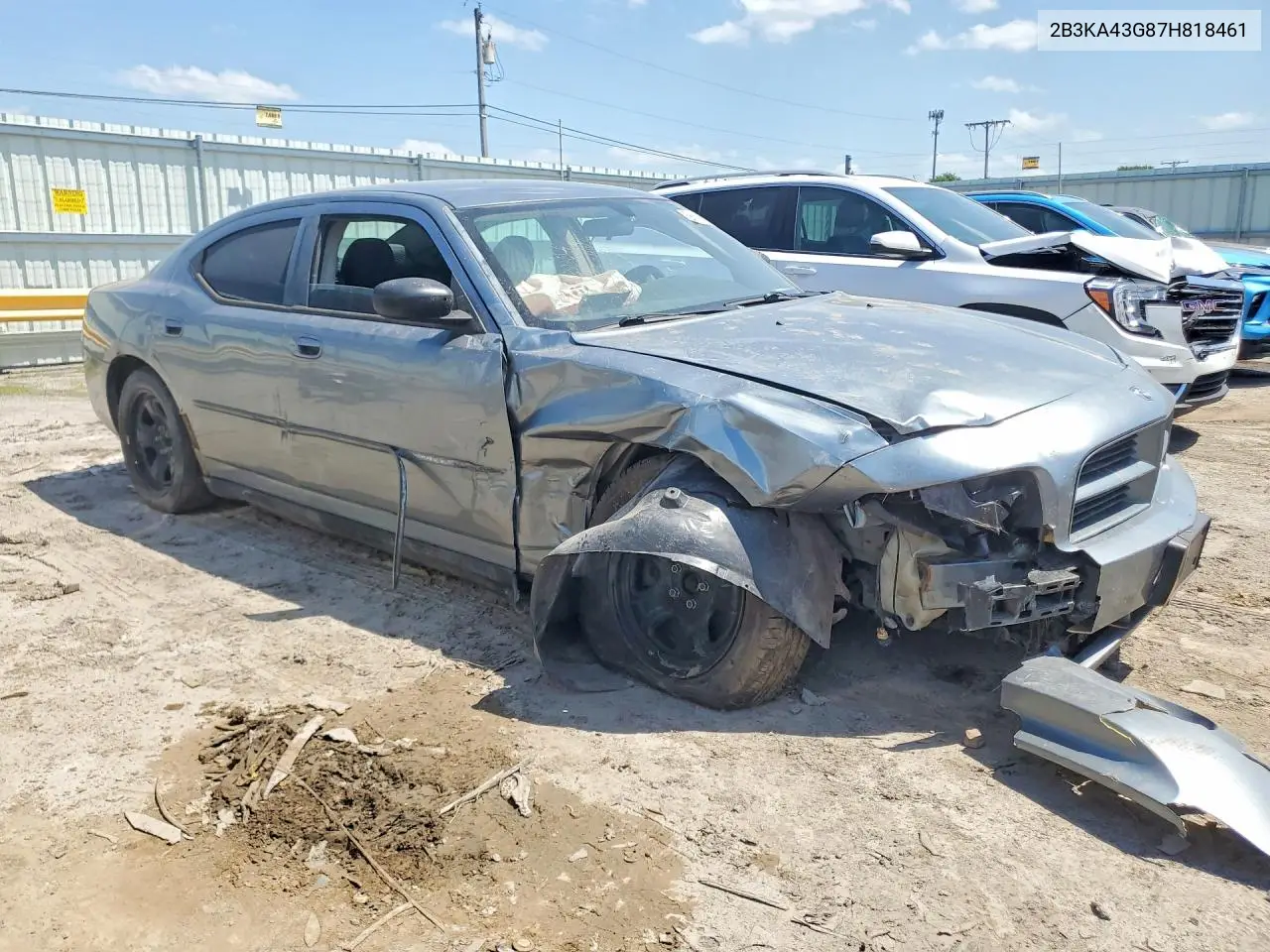 2007 Dodge Charger Se VIN: 2B3KA43G87H818461 Lot: 58639616