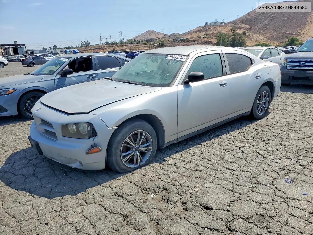 2007 Dodge Charger Se VIN: 2B3KA43R77H843580 Lot: 59393296
