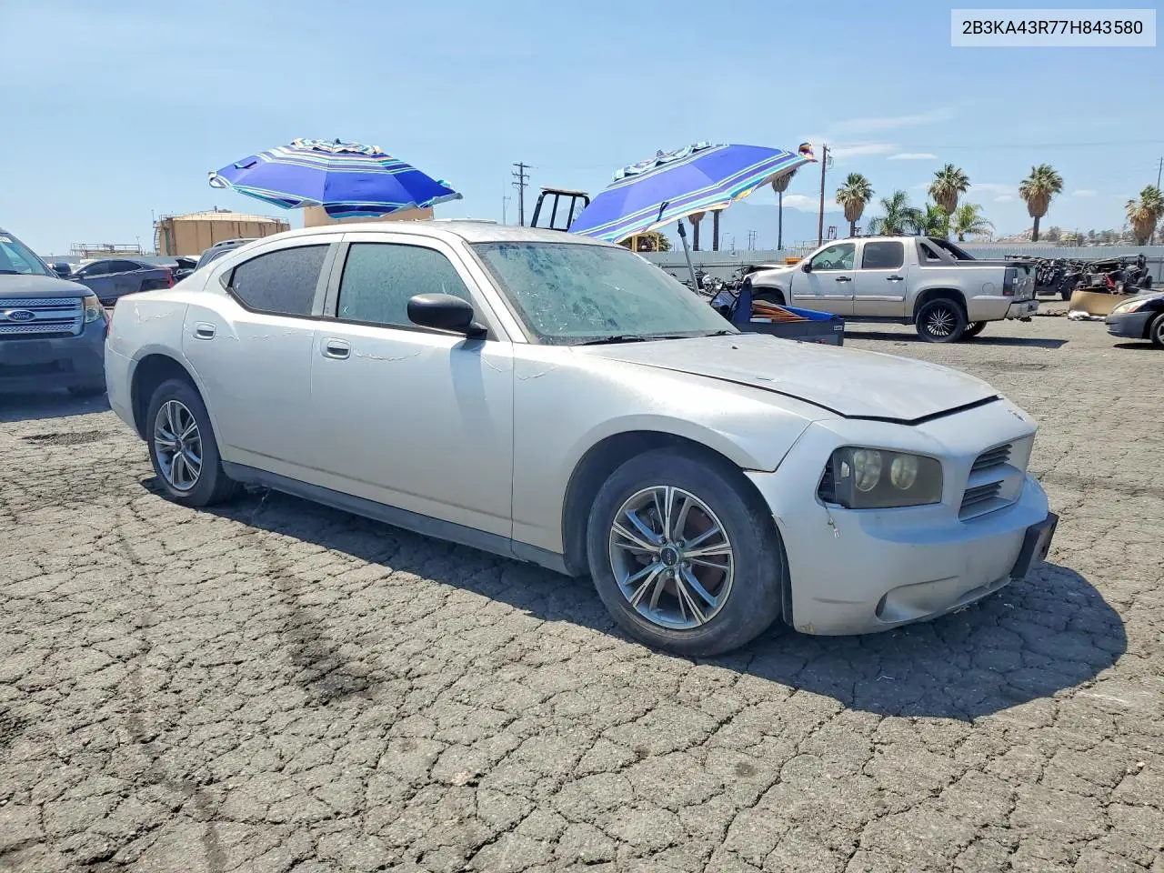 2007 Dodge Charger Se VIN: 2B3KA43R77H843580 Lot: 59393296