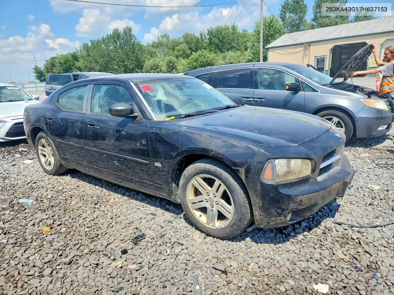 2007 Dodge Charger Se VIN: 2B3KA43G17H637153 Lot: 61607486