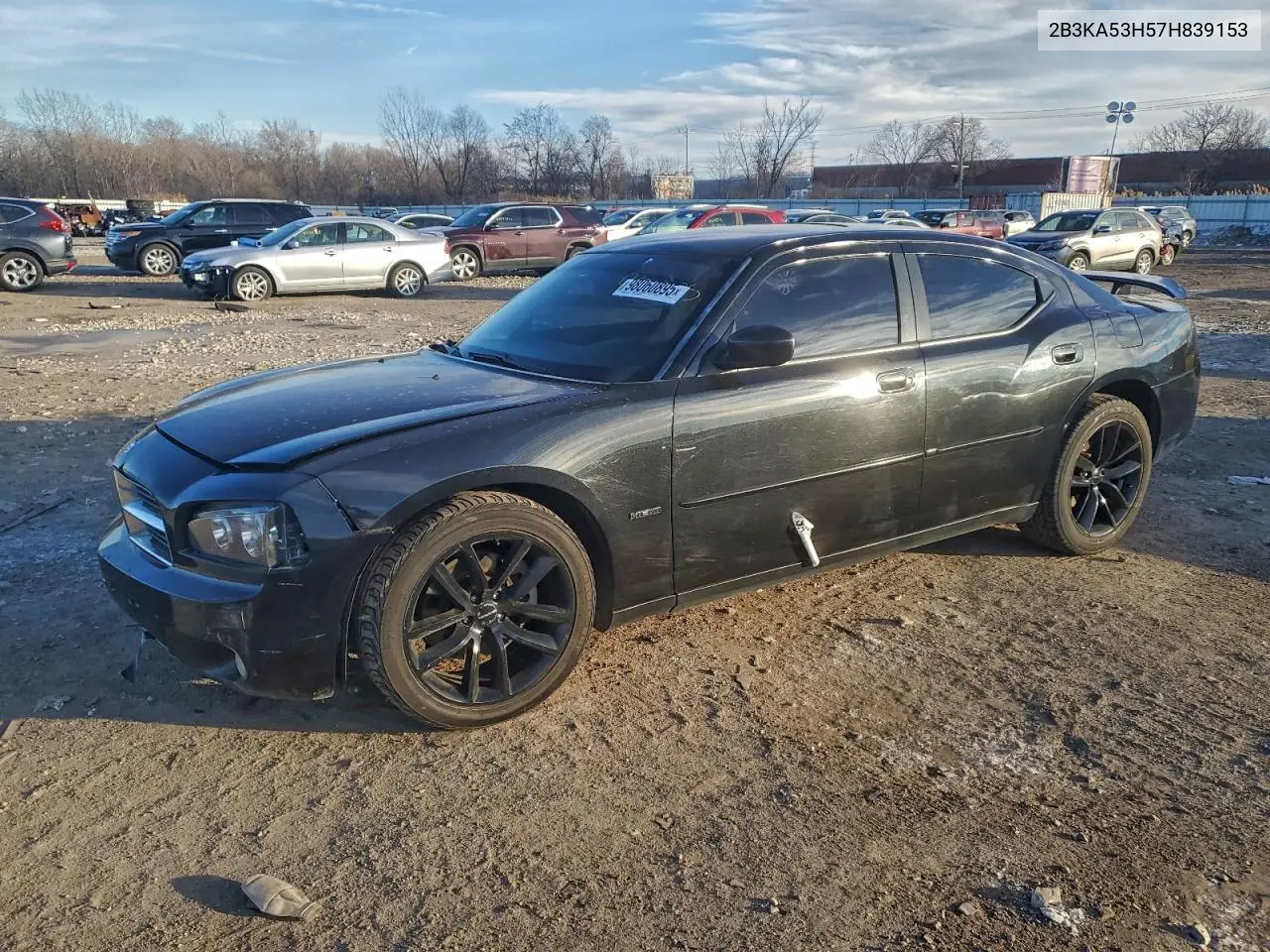 2B3KA53H57H839153 2007 Dodge Charger Rt