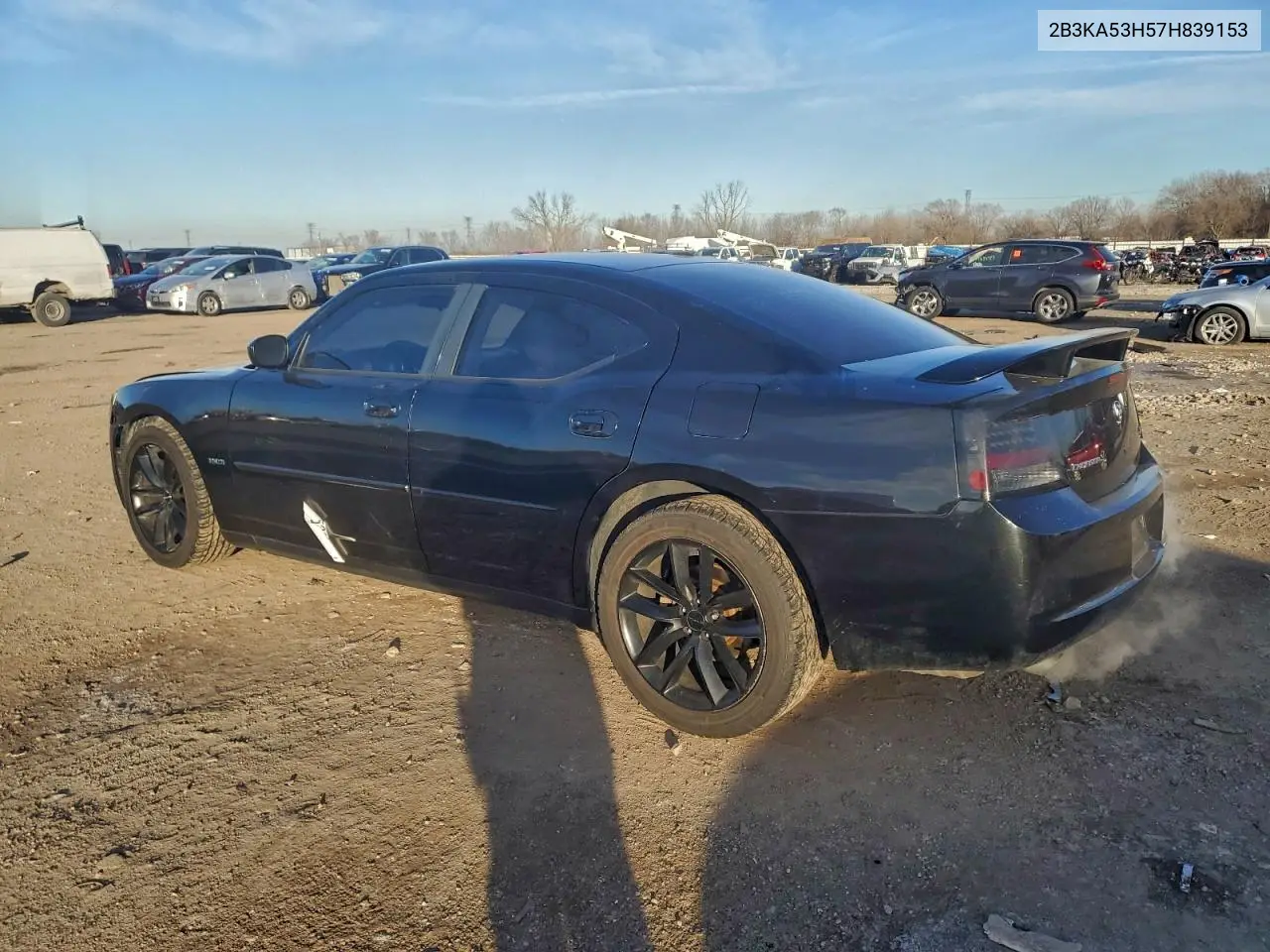 2B3KA53H57H839153 2007 Dodge Charger Rt
