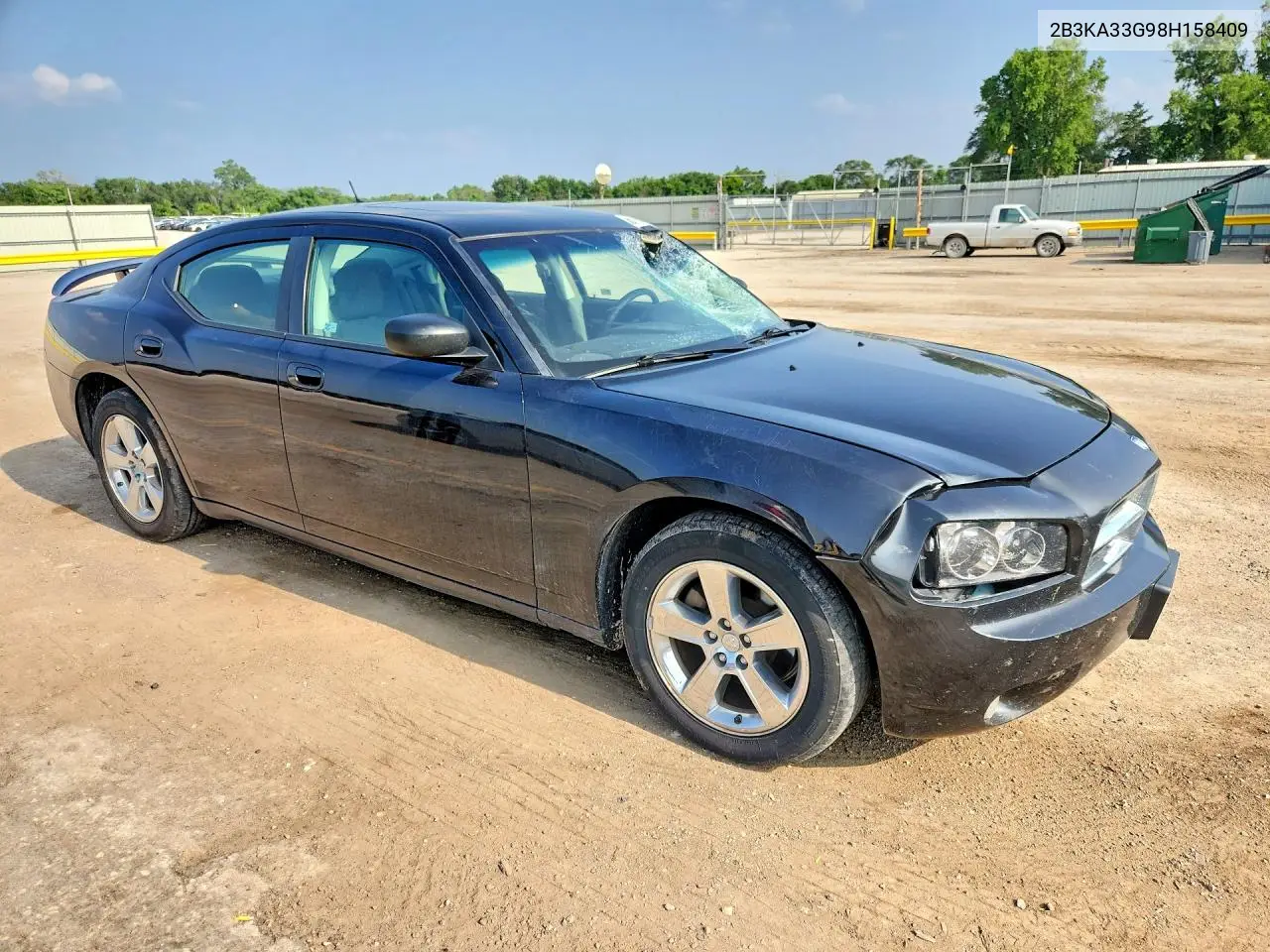 2008 Dodge Charger Sxt VIN: 2B3KA33G98H158409 Lot: 56790946