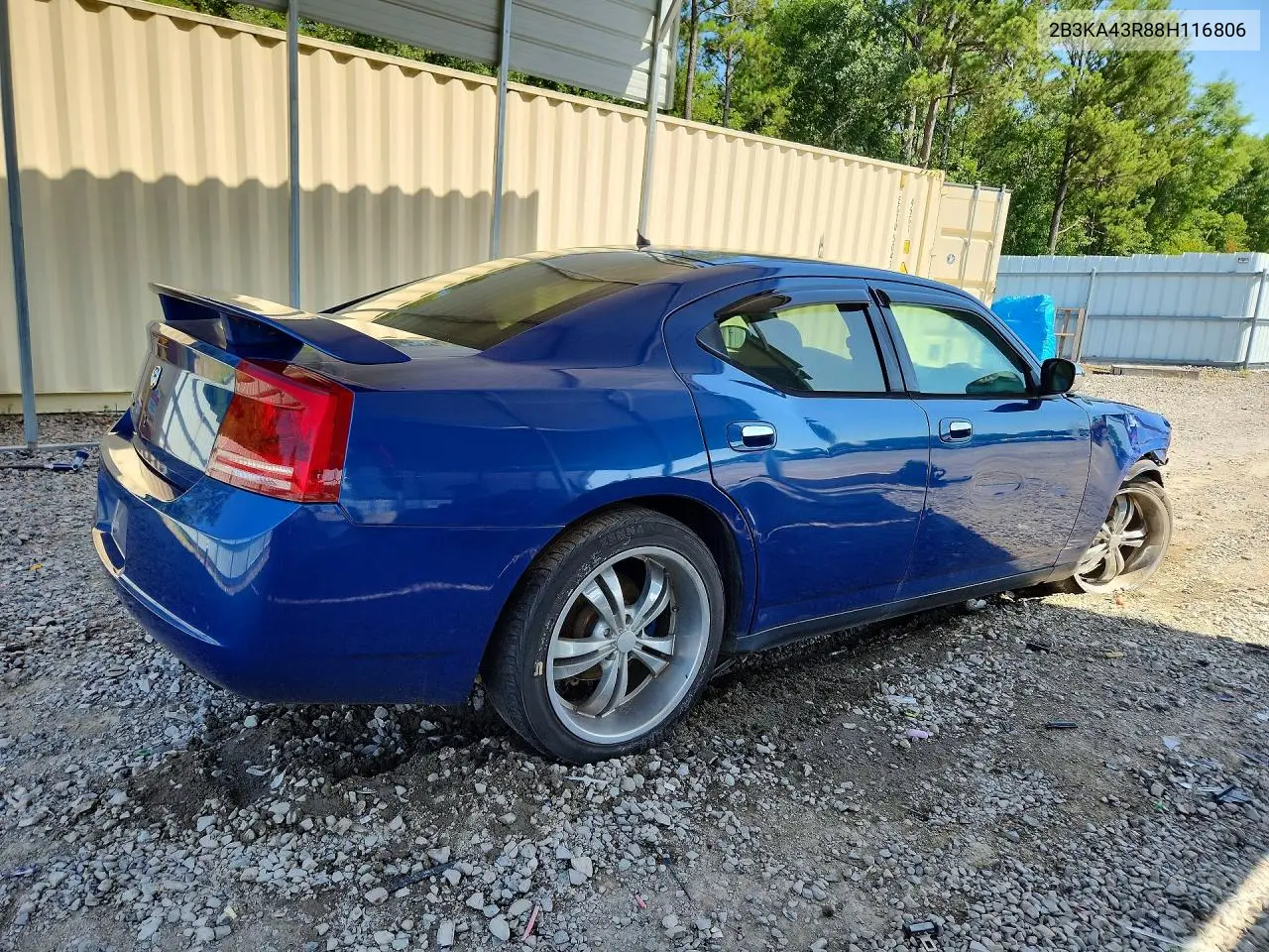 2008 Dodge Charger VIN: 2B3KA43R88H116806 Lot: 61837966