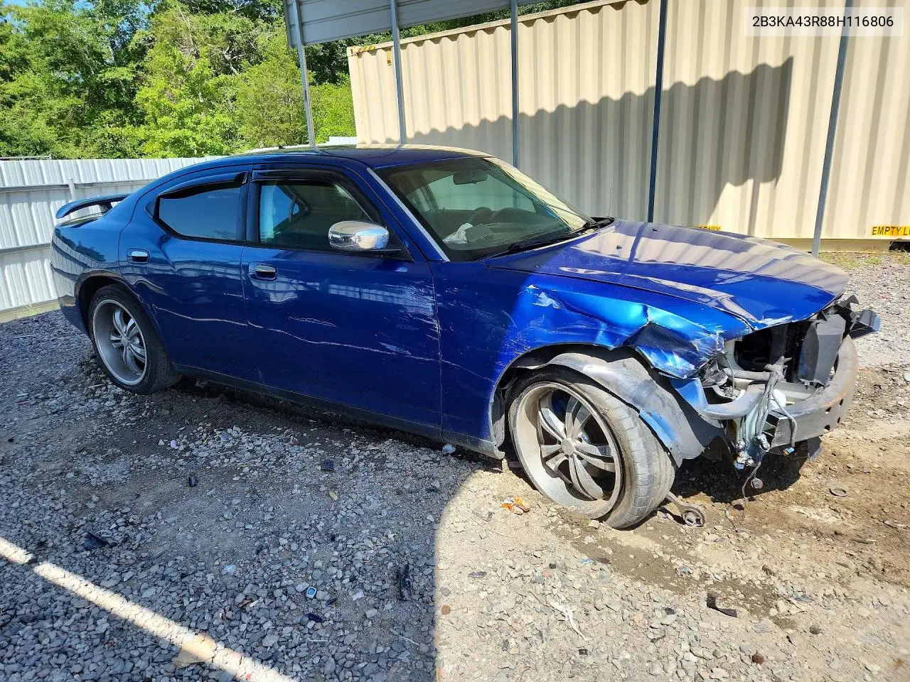 2008 Dodge Charger VIN: 2B3KA43R88H116806 Lot: 61837966
