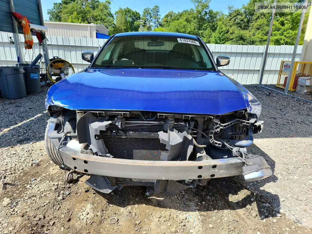 2008 Dodge Charger VIN: 2B3KA43R88H116806 Lot: 61837966