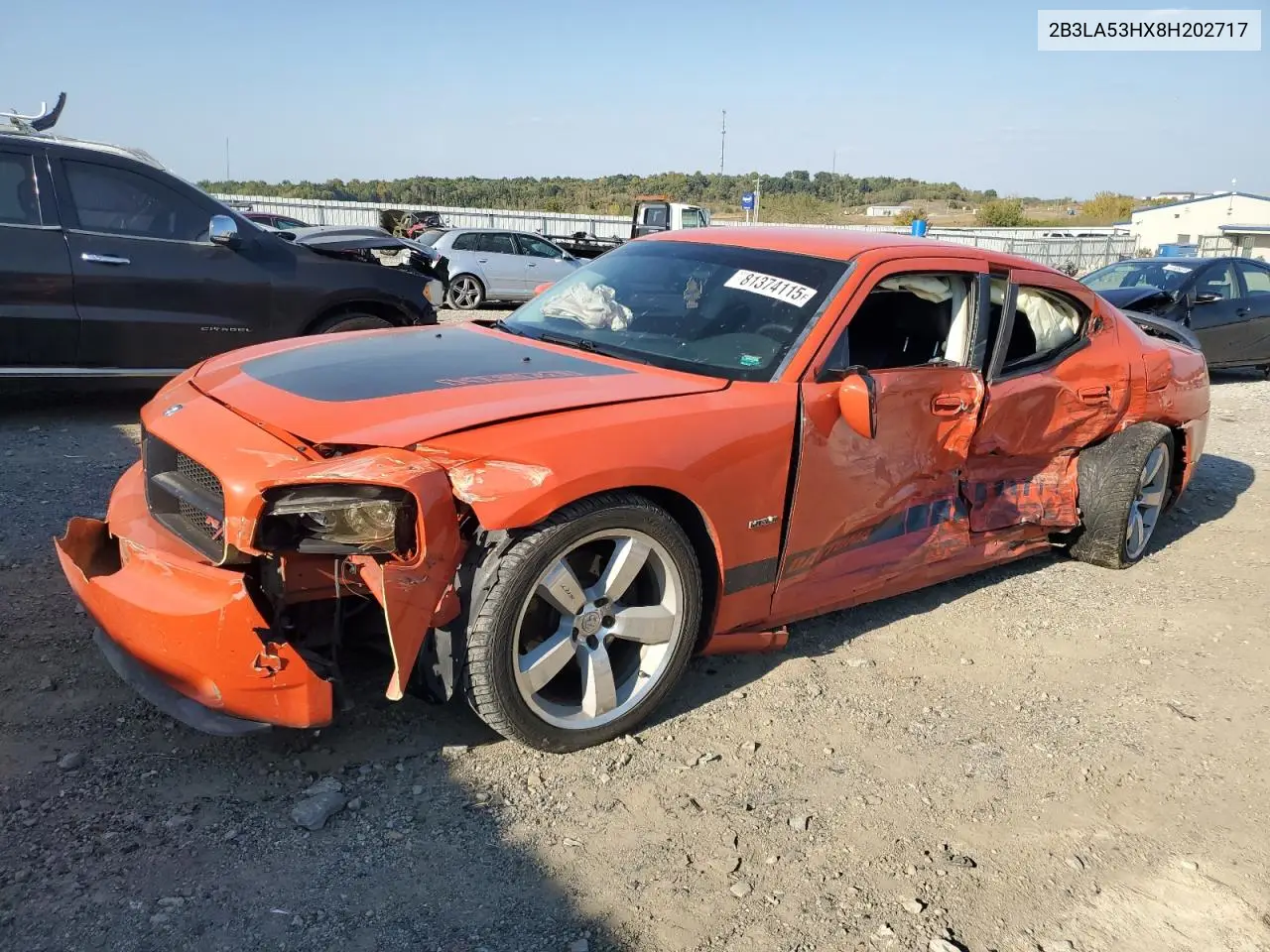 2B3LA53HX8H202717 2008 Dodge Charger R/T