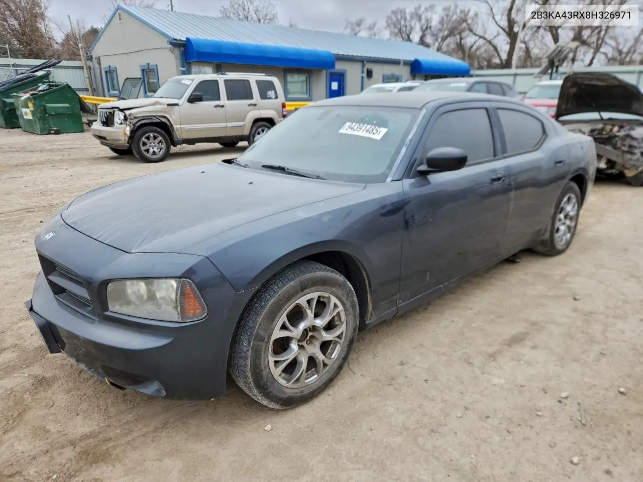 2B3KA43RX8H326971 2008 Dodge Charger