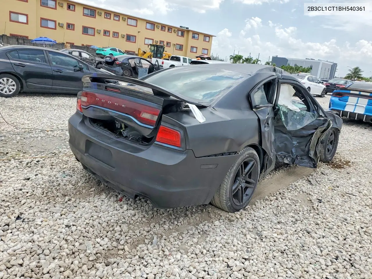 2011 Dodge Charger Police VIN: 2B3CL1CT1BH540361 Lot: 61486646