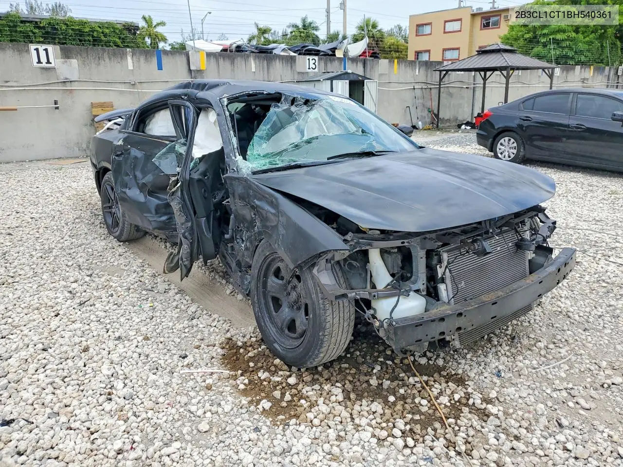 2011 Dodge Charger Police VIN: 2B3CL1CT1BH540361 Lot: 61486646