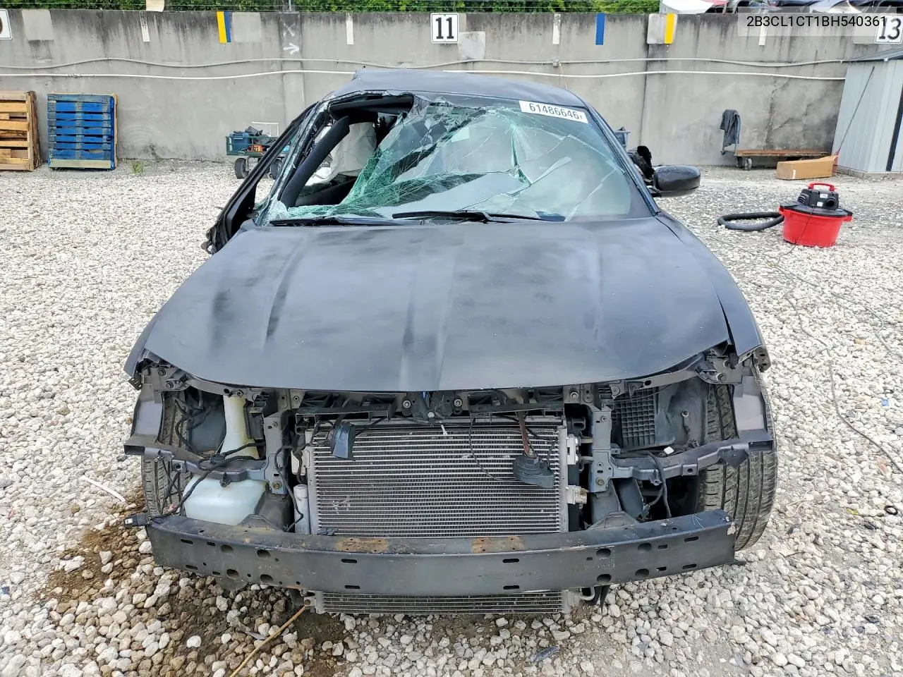 2011 Dodge Charger Police VIN: 2B3CL1CT1BH540361 Lot: 61486646