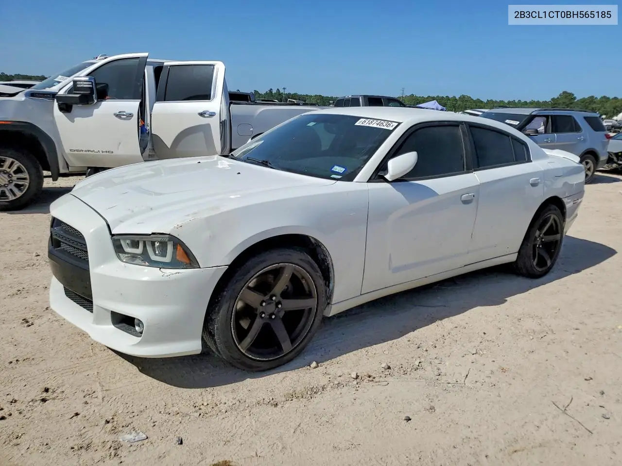 2011 Dodge Charger Police VIN: 2B3CL1CT0BH565185 Lot: 61874636