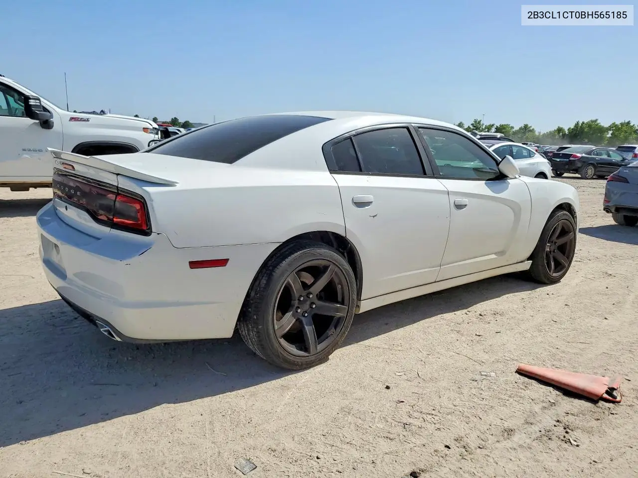 2011 Dodge Charger Police VIN: 2B3CL1CT0BH565185 Lot: 61874636