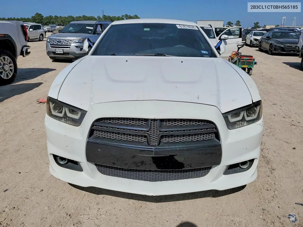 2011 Dodge Charger Police VIN: 2B3CL1CT0BH565185 Lot: 61874636