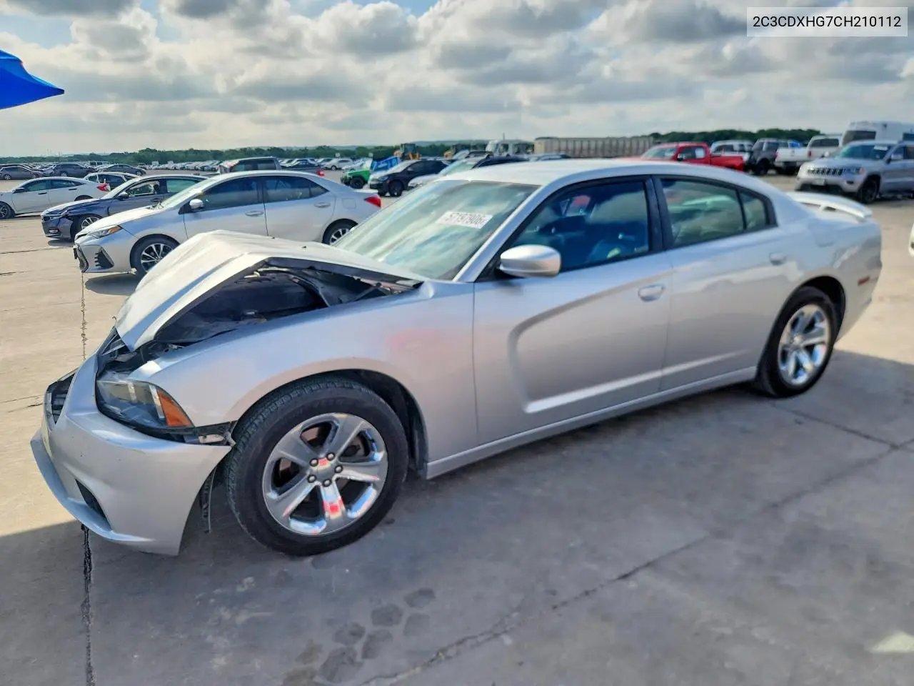 2012 Dodge Charger Sxt VIN: 2C3CDXHG7CH210112 Lot: 57197906