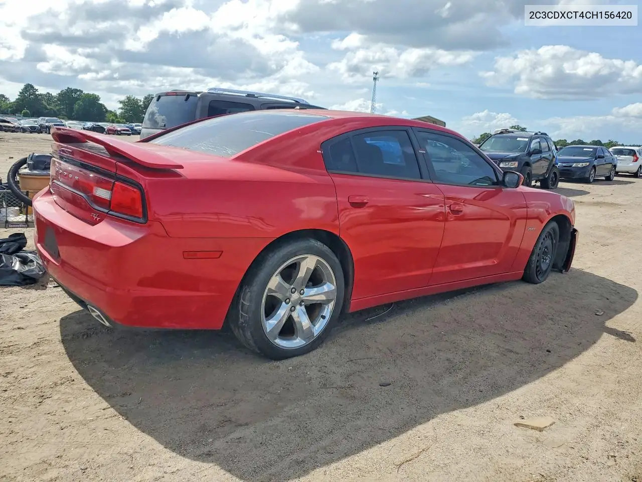 2012 Dodge Charger R VIN: 2C3CDXCT4CH156420 Lot: 58554166