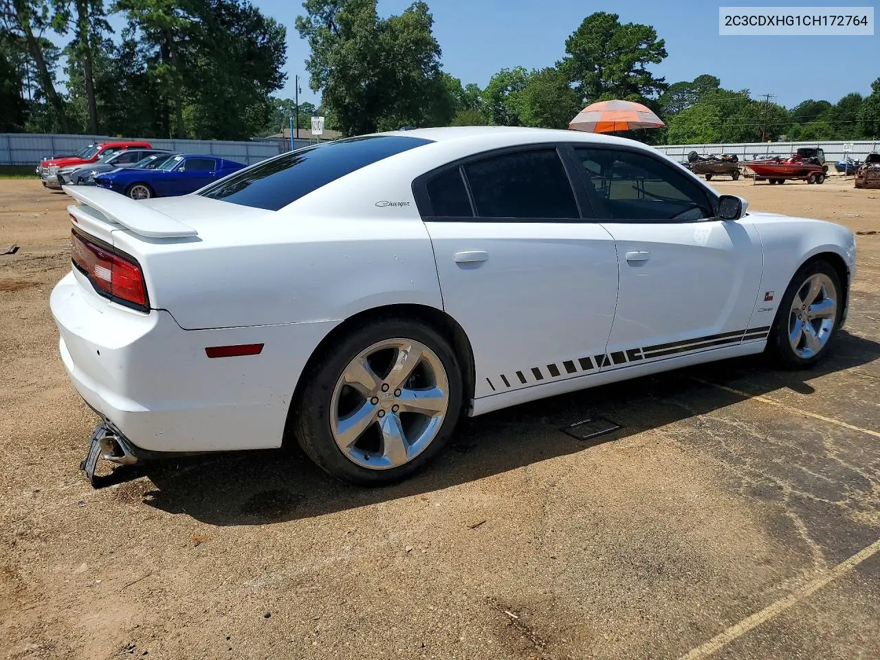 2012 Dodge Charger Sxt VIN: 2C3CDXHG1CH172764 Lot: 61901996