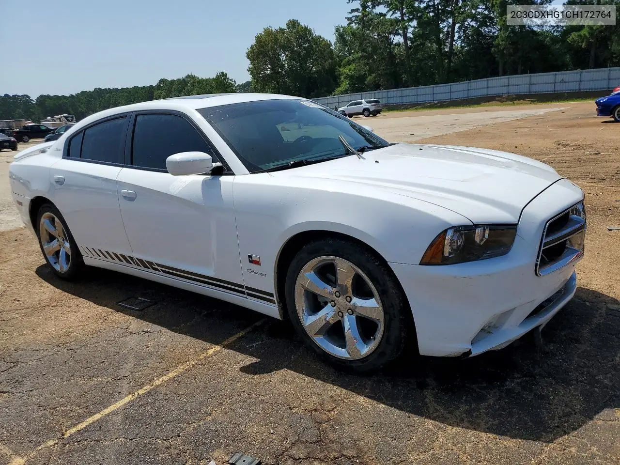 2012 Dodge Charger Sxt VIN: 2C3CDXHG1CH172764 Lot: 61901996