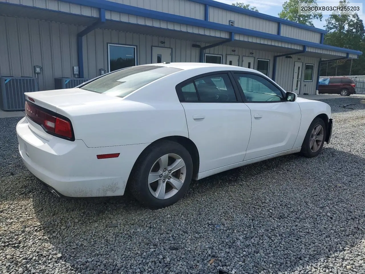 2012 Dodge Charger Se VIN: 2C3CDXBG3CH255203 Lot: 61992456