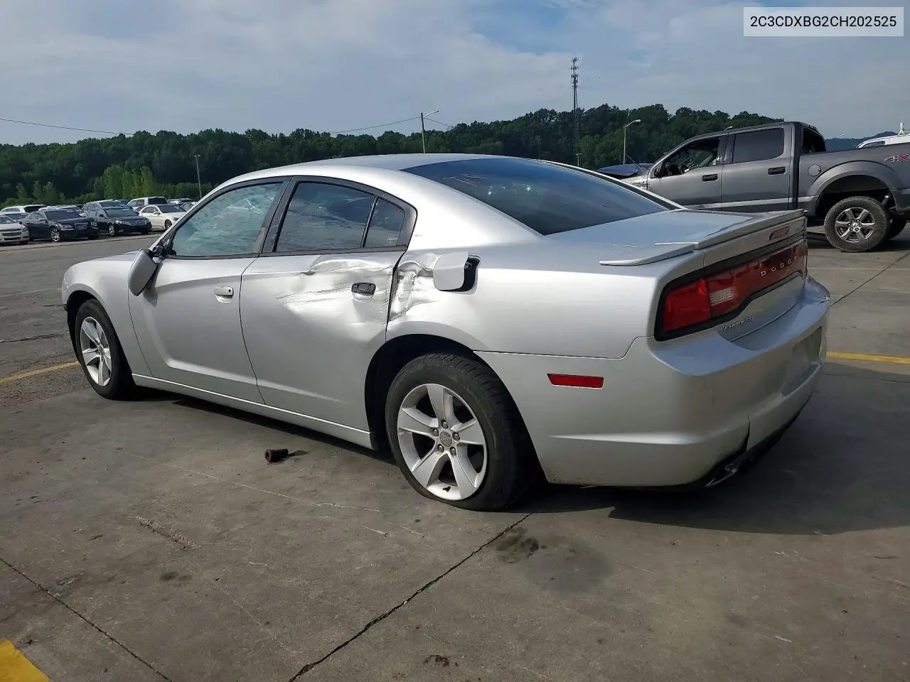 2012 Dodge Charger Se VIN: 2C3CDXBG2CH202525 Lot: 62036446