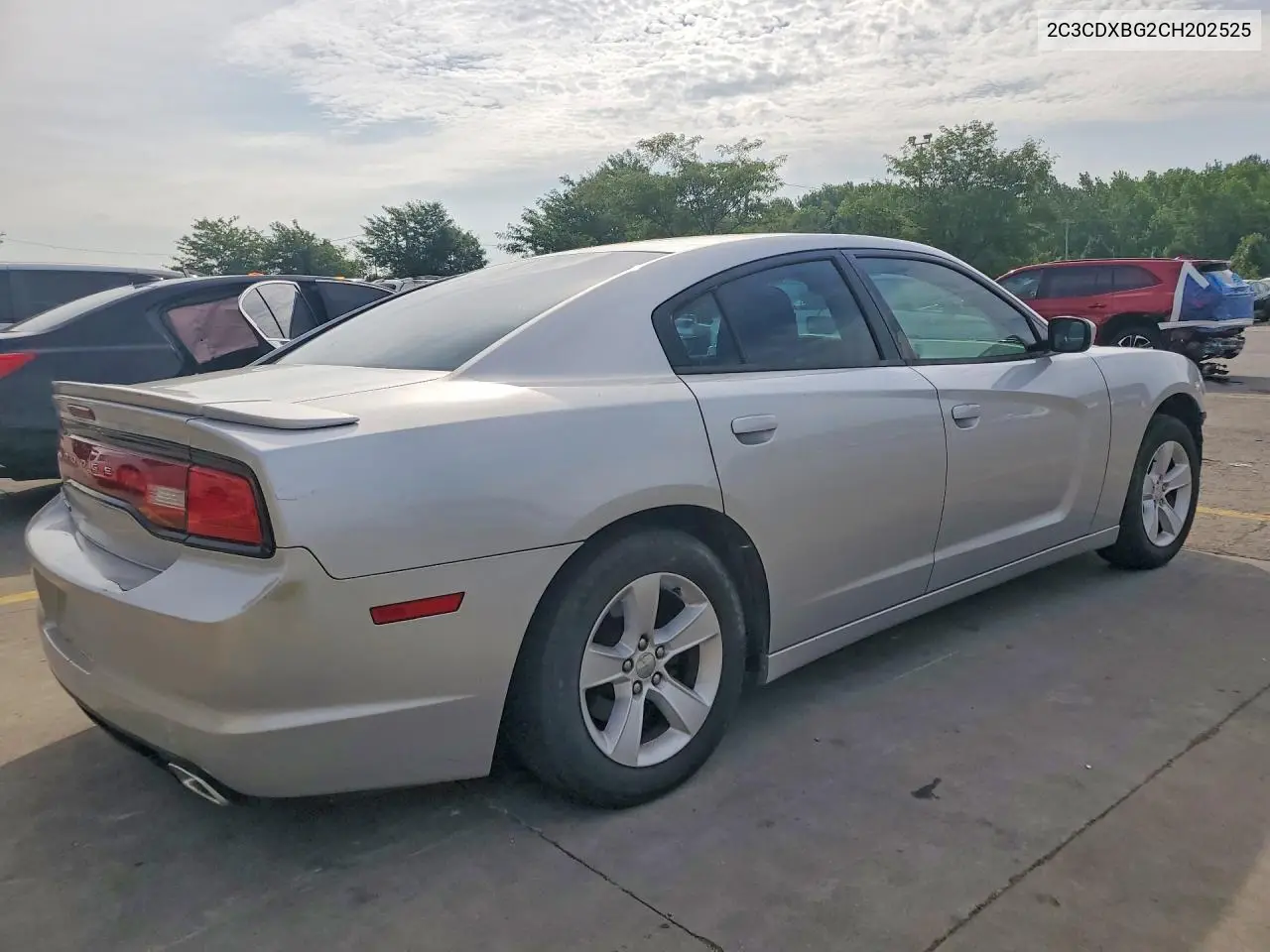 2012 Dodge Charger Se VIN: 2C3CDXBG2CH202525 Lot: 62036446