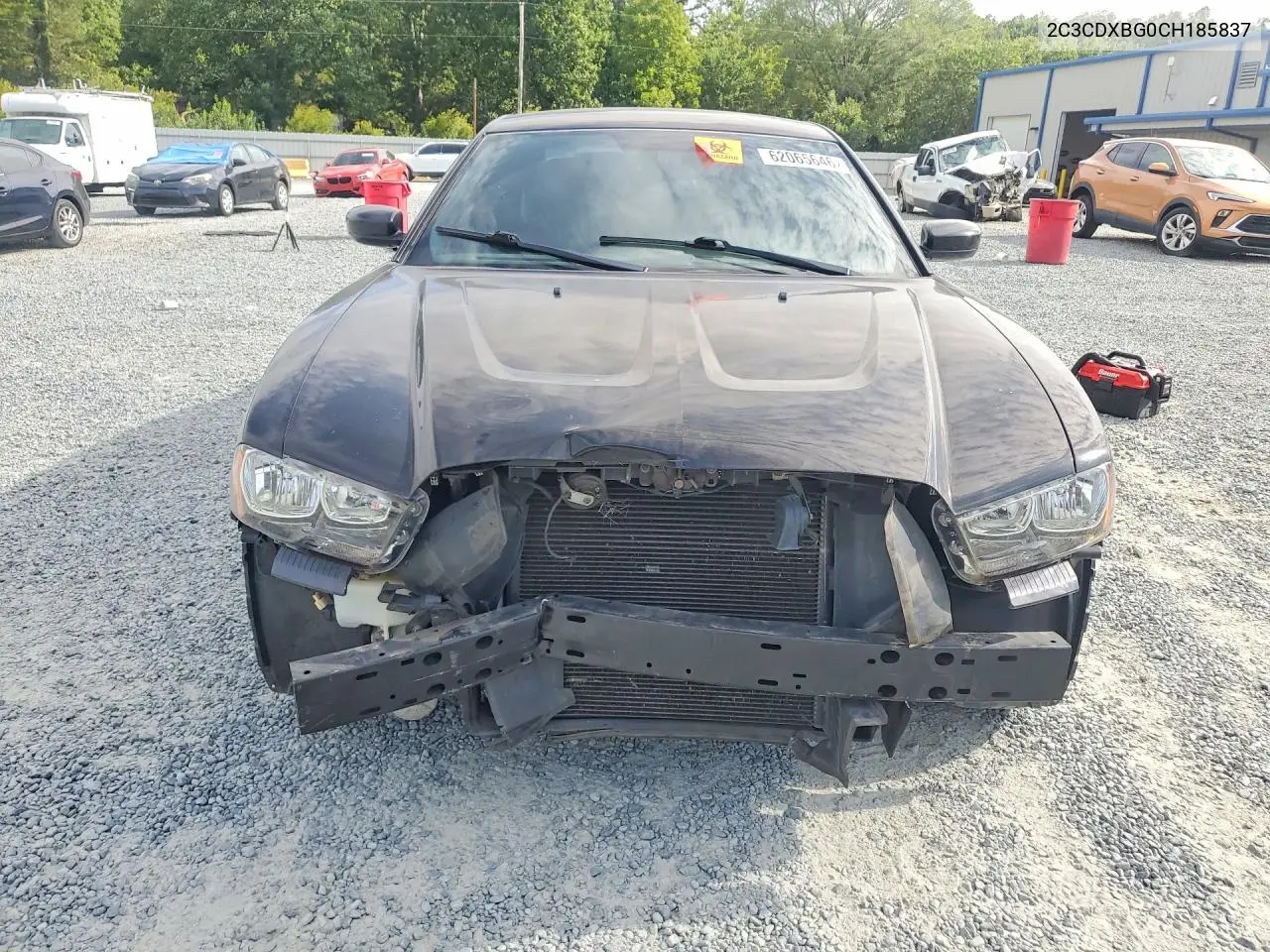 2012 Dodge Charger Se VIN: 2C3CDXBG0CH185837 Lot: 62065646