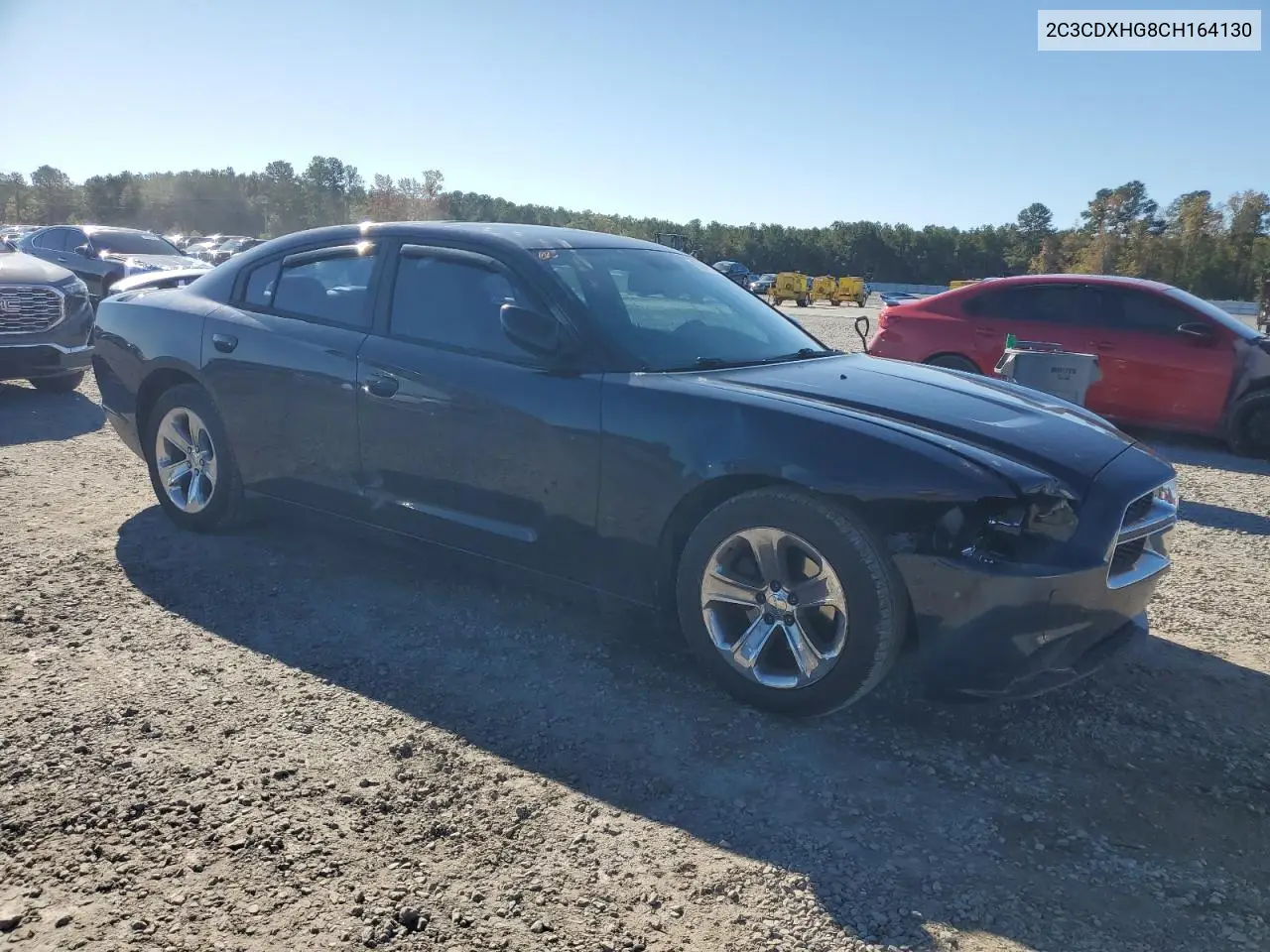 2C3CDXHG8CH164130 2012 Dodge Charger Sxt