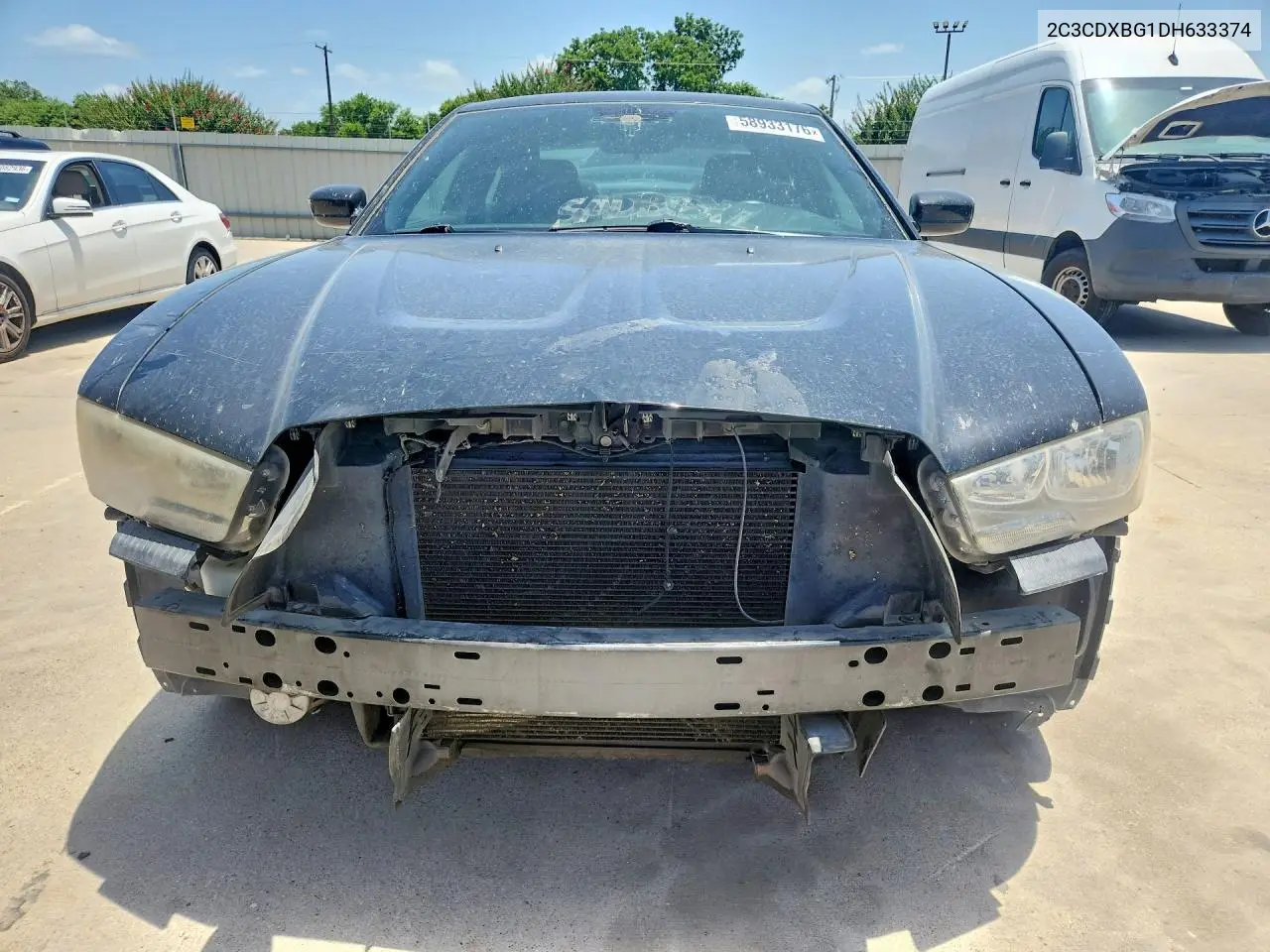 2013 Dodge Charger Se VIN: 2C3CDXBG1DH633374 Lot: 58933176