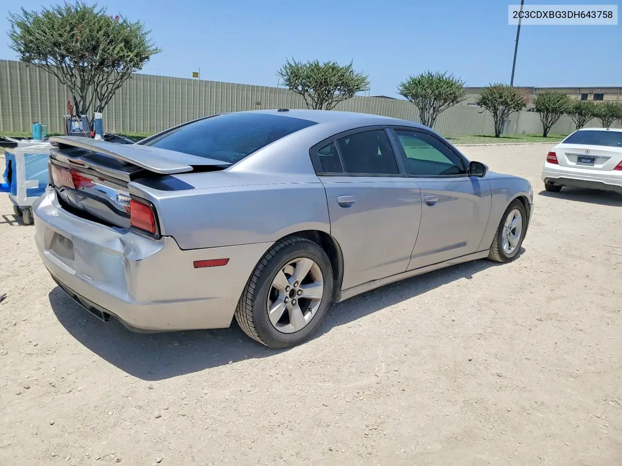 2013 Dodge Charger Se VIN: 2C3CDXBG3DH643758 Lot: 59086496