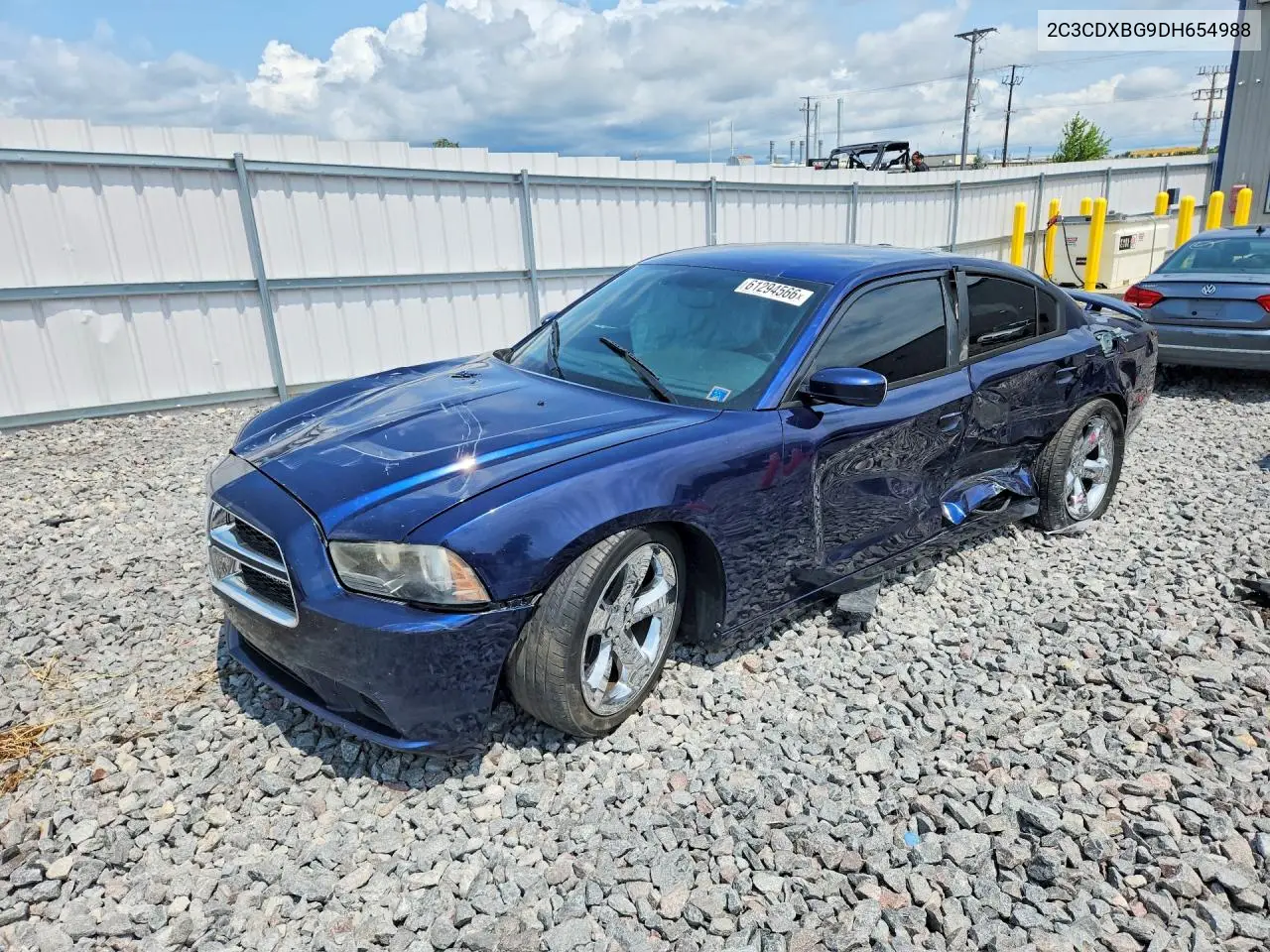 2013 Dodge Charger Se VIN: 2C3CDXBG9DH654988 Lot: 61294566