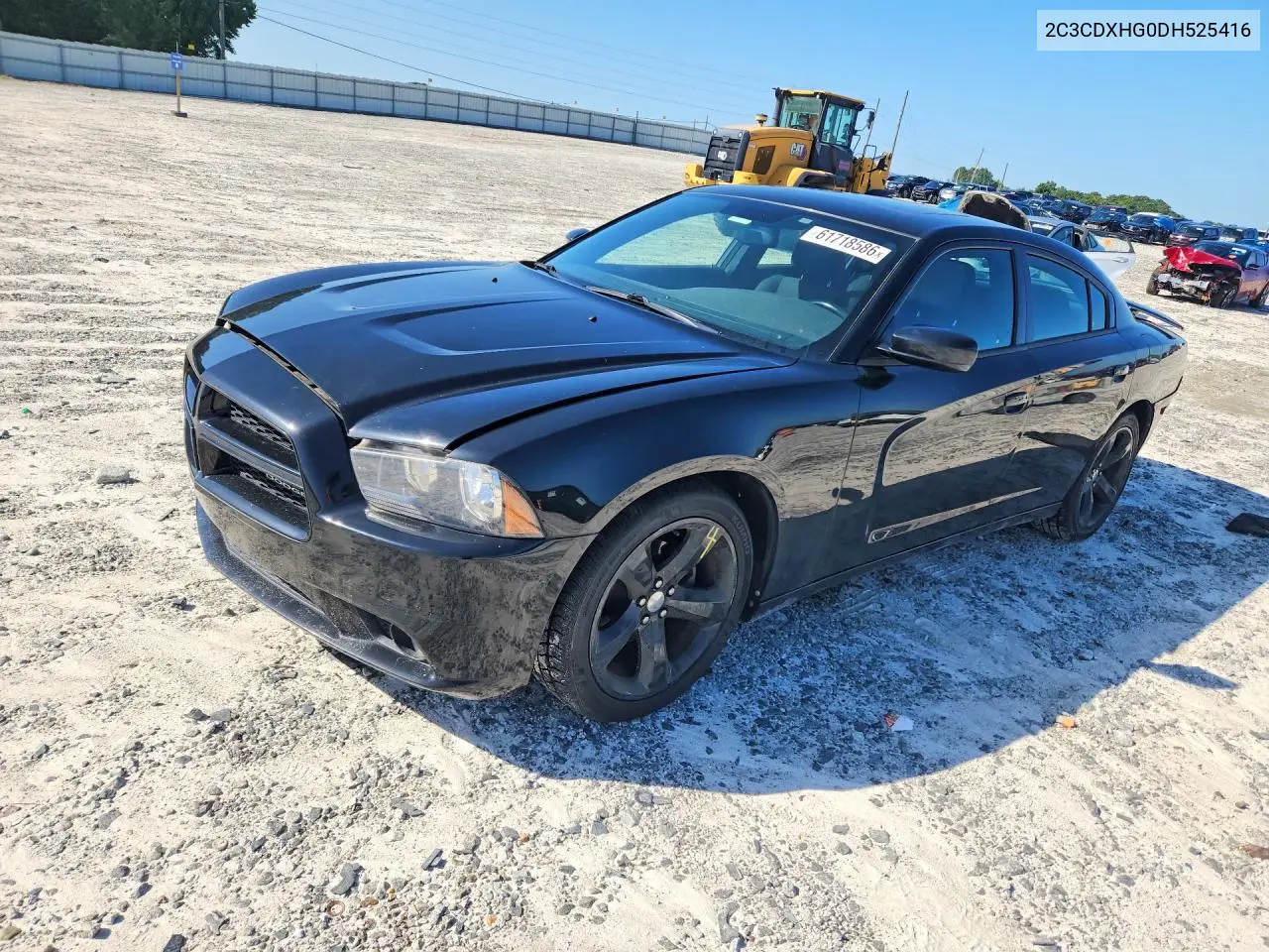 2013 Dodge Charger Sxt VIN: 2C3CDXHG0DH525416 Lot: 61718586
