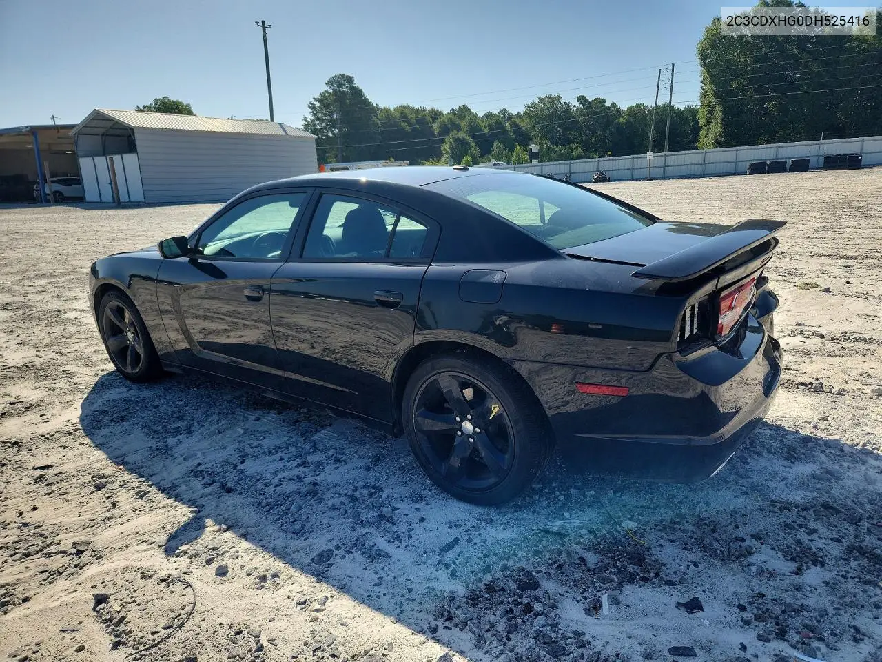 2013 Dodge Charger Sxt VIN: 2C3CDXHG0DH525416 Lot: 61718586