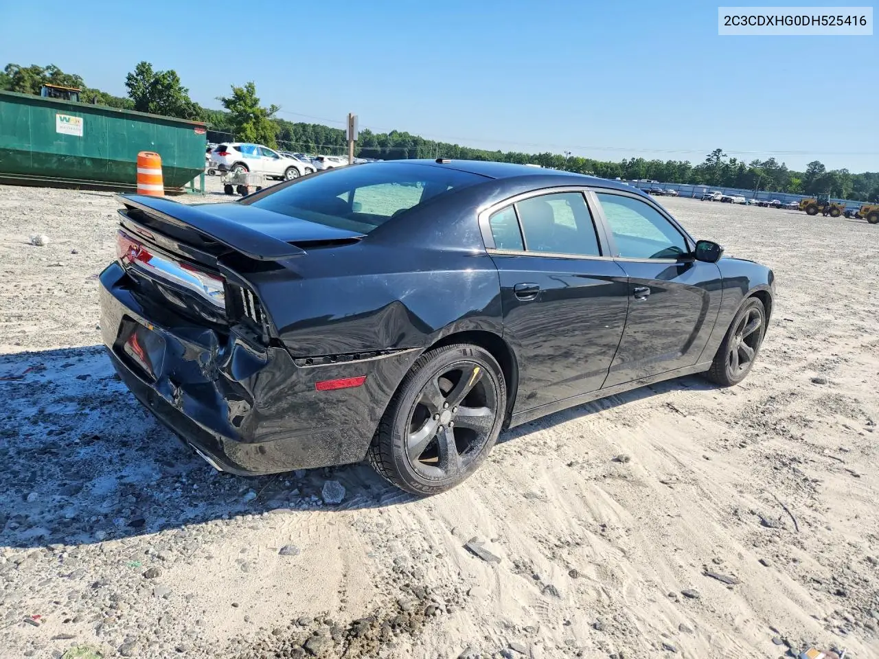 2013 Dodge Charger Sxt VIN: 2C3CDXHG0DH525416 Lot: 61718586