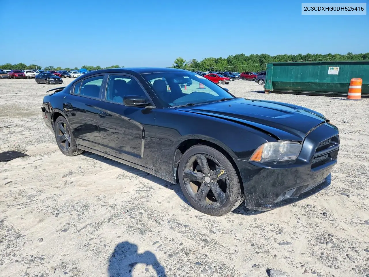 2013 Dodge Charger Sxt VIN: 2C3CDXHG0DH525416 Lot: 61718586