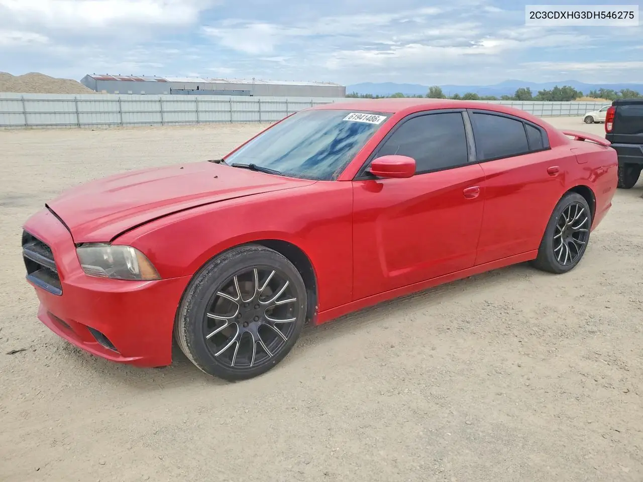 2C3CDXHG3DH546275 2013 Dodge Charger Sxt