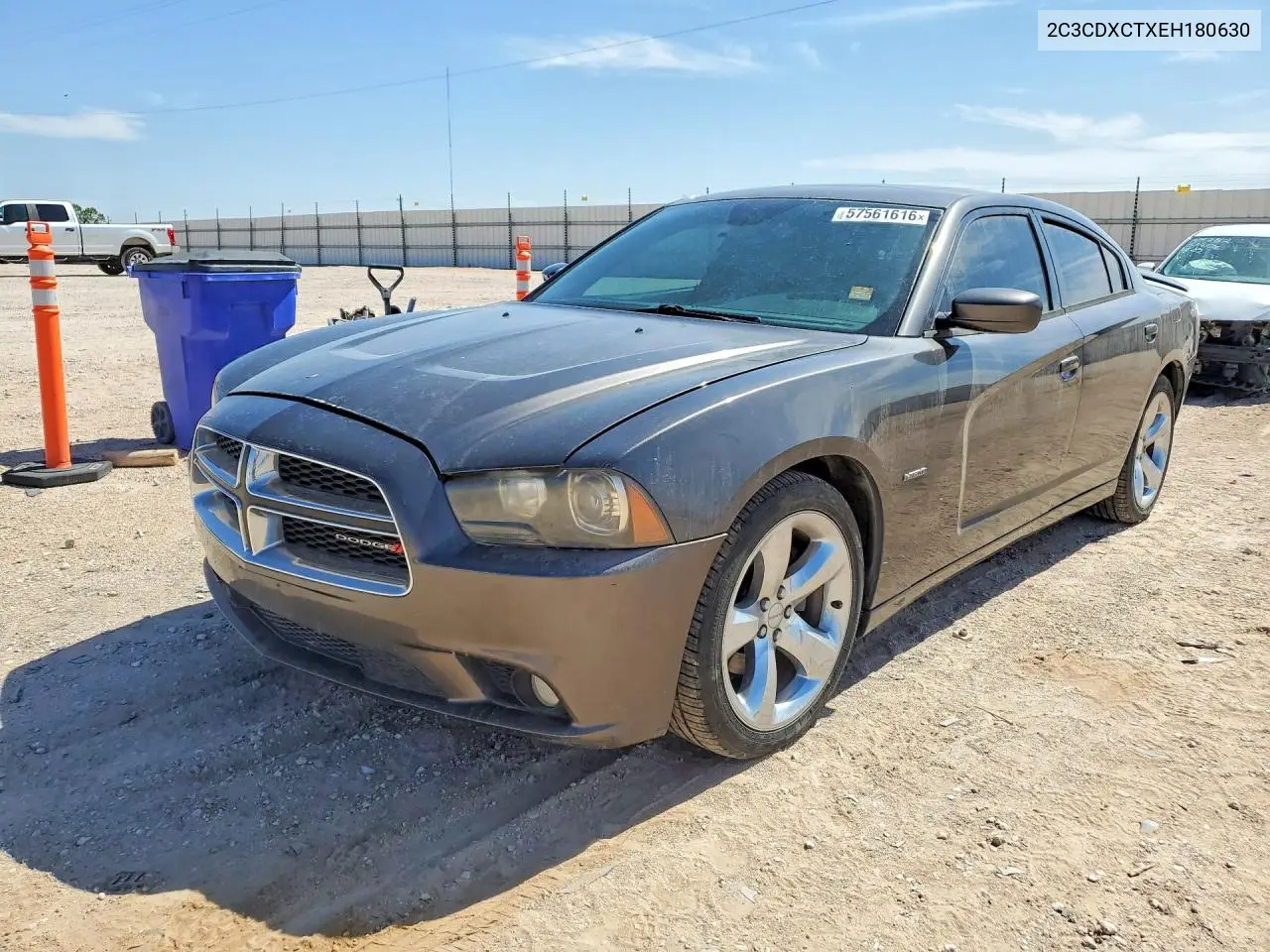 2014 Dodge Charger R VIN: 2C3CDXCTXEH180630 Lot: 57561616