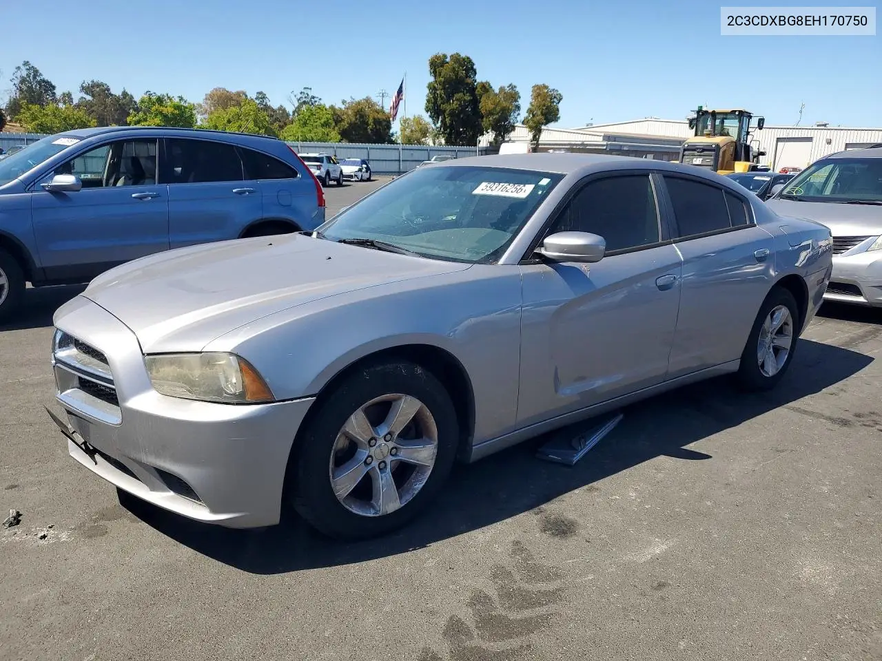 2014 Dodge Charger Se VIN: 2C3CDXBG8EH170750 Lot: 59316256