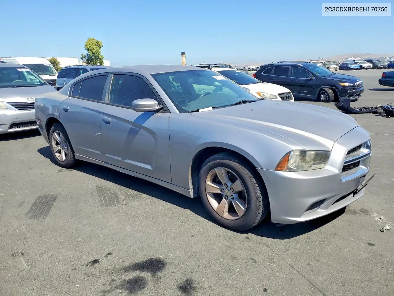2014 Dodge Charger Se VIN: 2C3CDXBG8EH170750 Lot: 59316256