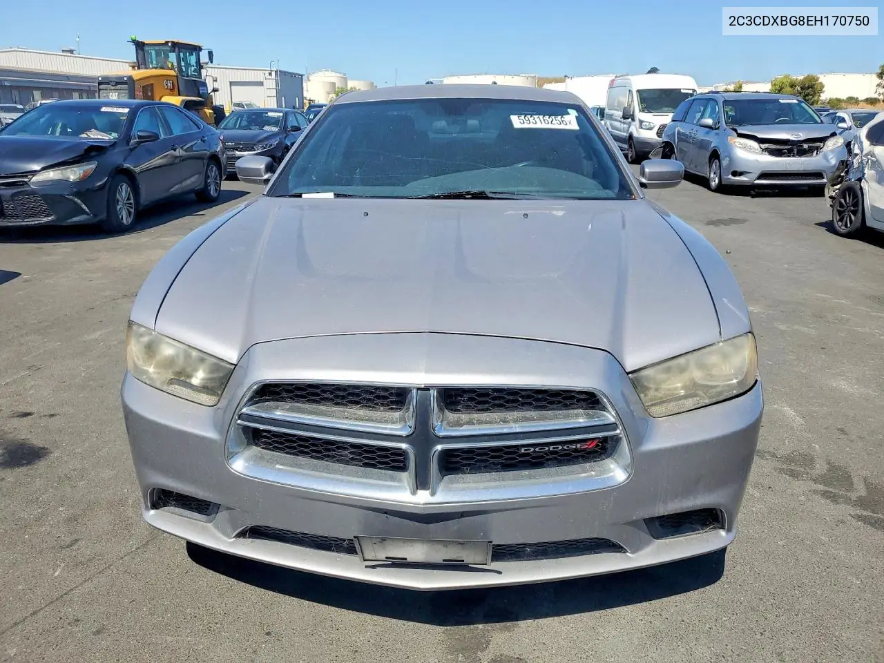 2014 Dodge Charger Se VIN: 2C3CDXBG8EH170750 Lot: 59316256
