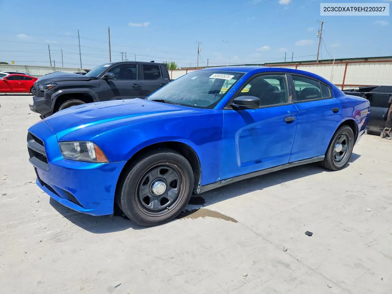 2014 Dodge Charger Police VIN: 2C3CDXAT9EH220327 Lot: 60680826