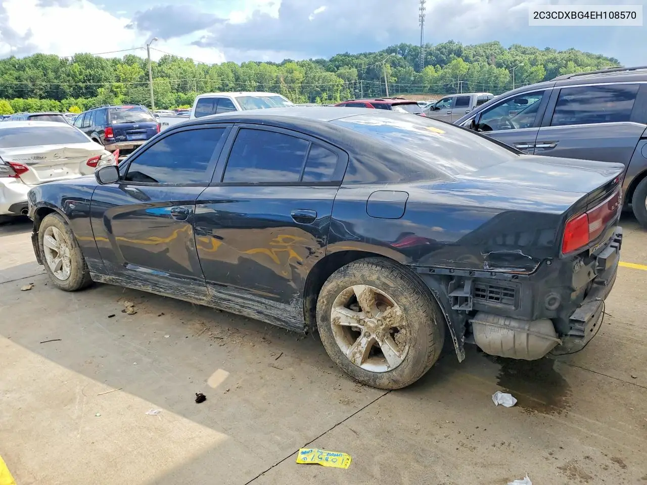 2014 Dodge Charger Se VIN: 2C3CDXBG4EH108570 Lot: 61087616