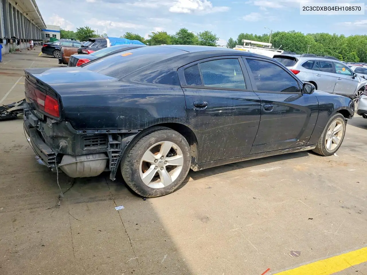 2014 Dodge Charger Se VIN: 2C3CDXBG4EH108570 Lot: 61087616